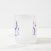 Bowling Pins T-shirts en geschenken. Matglas Koffiemok (Center)