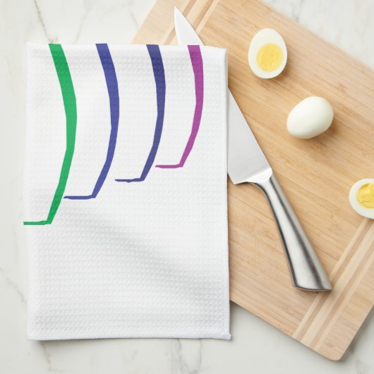 Bowling Pins Theedoek (Quarter Fold)