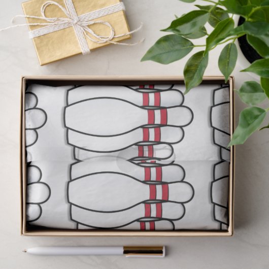 Bowling Pins Tissuepapier (Geschenk)