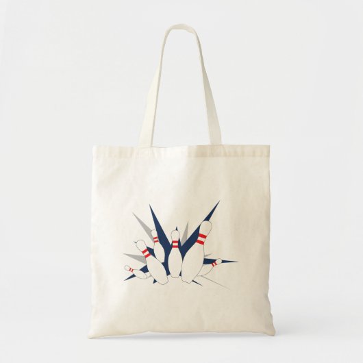 Bowling Pins Tote Bag (Voorkant)