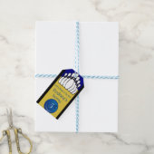 Bowling Pins vijfde verjaardag Label Cadeaulabel (Met Touw)