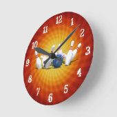 Bowling Pins: Wandklok (Hoek)