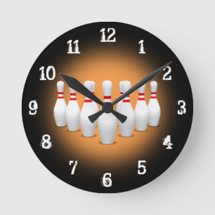 Bowling Pins:Wandsluiting Ronde Klok