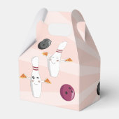 Bowling Pizza Strike Up Sommige Leuke Kinderen Ver Bedankdoosjes (Achterkant)