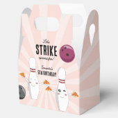 Bowling Pizza Strike Up Sommige Leuke Kinderen Ver Bedankdoosjes (Geopend)