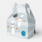 Bowling Pizza Strike Up Sommige Leuke Kinderen Ver Bedankdoosjes (Achterkant)