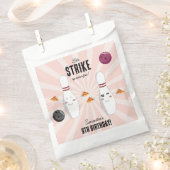Bowling Pizza Strike Up Sommige Leuke Kinderen Ver Bedankzakje (Geknipt)