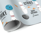 Bowling Pizza Strike Up Sommige Leuke Kinderen Ver Cadeaupapier (Rol Hoek)