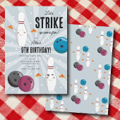 Bowling Pizza Strike Up Sommige Leuke Kinderen Ver Kaart