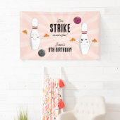 Bowling Pizza Strike Up Sommige Leuke Kinderen Ver Spandoek (Insitu)