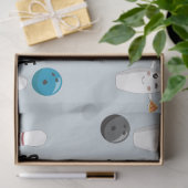 Bowling Pizza Strike Up Sommige Leuke Kinderen Ver Tissuepapier (Geschenk)