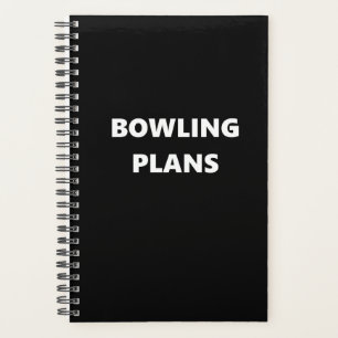 Bowling Planner Sports Theme Bowling Planners