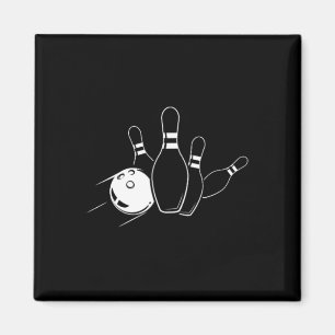 Bowling Pocket Stijl Sport Bowler Team Bowling Lo Magneet