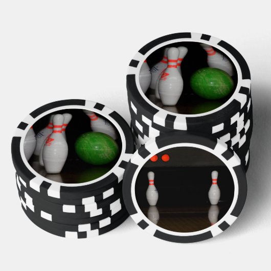 Bowling Poker Chips (Opstapeling)