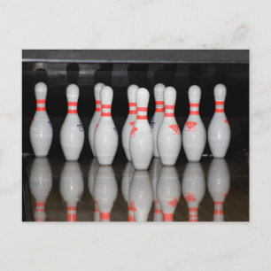 Bowling Post Card Briefkaart