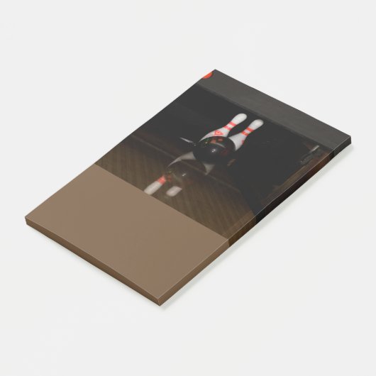 Bowling Post merkt op Post-it® Notes (Schuin)