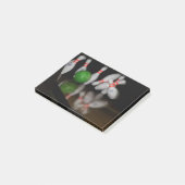 Bowling Post merkt op Post-it® Notes (Schuin)