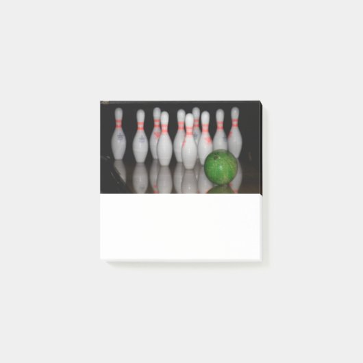Bowling Post merkt op Post-it® Notes (Voorkant)
