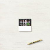 Bowling Post merkt op Post-it® Notes (Op bureau)