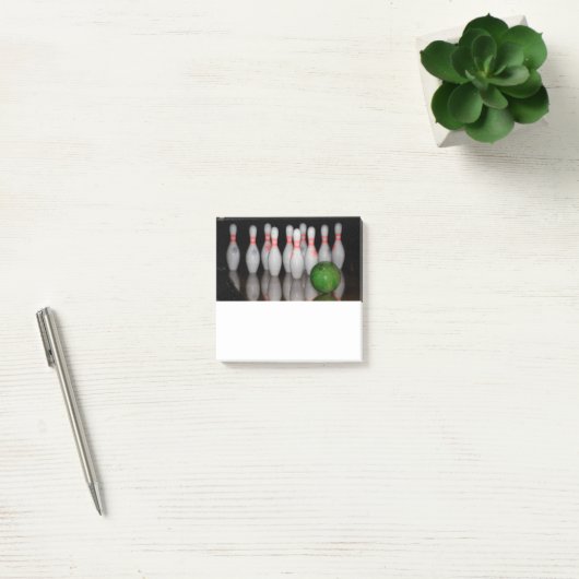 Bowling Post merkt op Post-it® Notes (Kantoor)