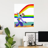 Bowling Poster (Thuiskantoor)