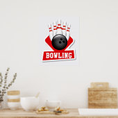 Bowling Poster (Keuken)