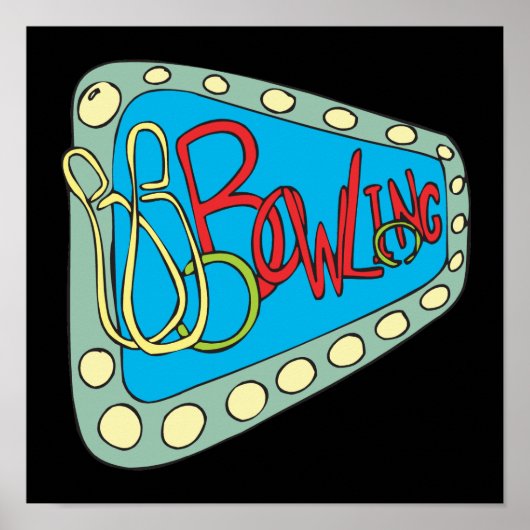 Bowling Poster (Voorkant)