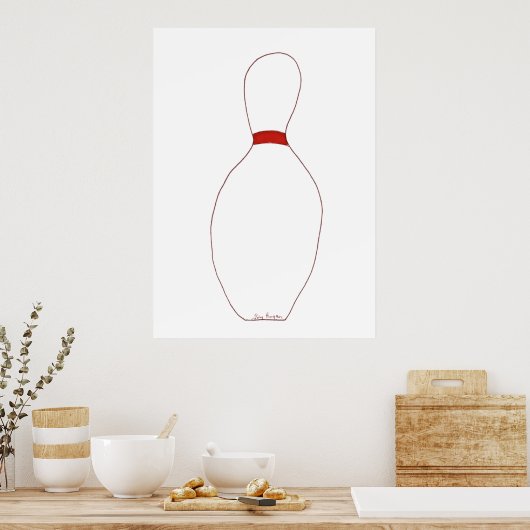 Bowling Posters en Prints (Keuken)