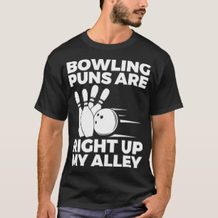 Bowling Pun Funny Gift Item voor Bow T T-shirt