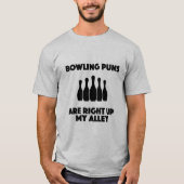 Bowling pun staat op m'n t-shirt. t-shirt (Voorkant)