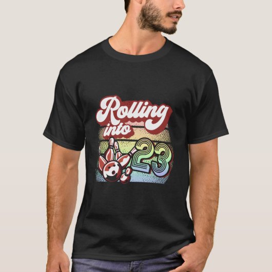Bowling Py Rol Into 23 Bowling T-shirt (Voorkant)