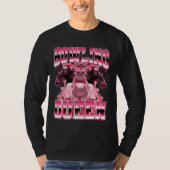 Bowling Queen Bowler 90s Bootleg Style T-shirt (Voorkant)