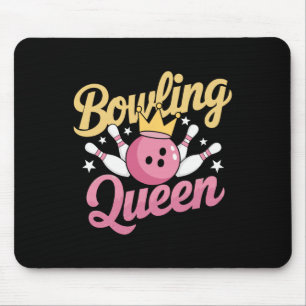 Bowling Queen Bowler Funny Bowling Muismat