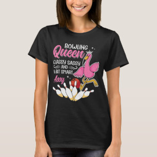 Bowling Queen Classy Sassy en een beetje Smart Ass T-shirt