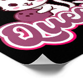 Bowling Queen 'Schattigee Vrouwen Girly Kawaii Ani Poster (Hoek)