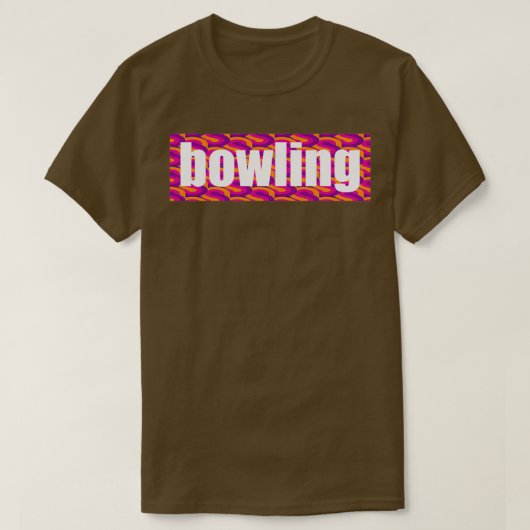 Bowling Retro Classic TShirt (Design voorkant)