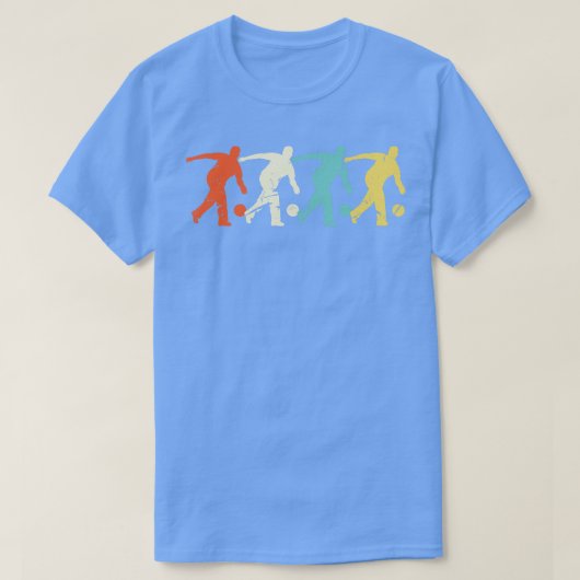 Bowling Retro Mannen Bowling Player T-shirt (Design voorkant)