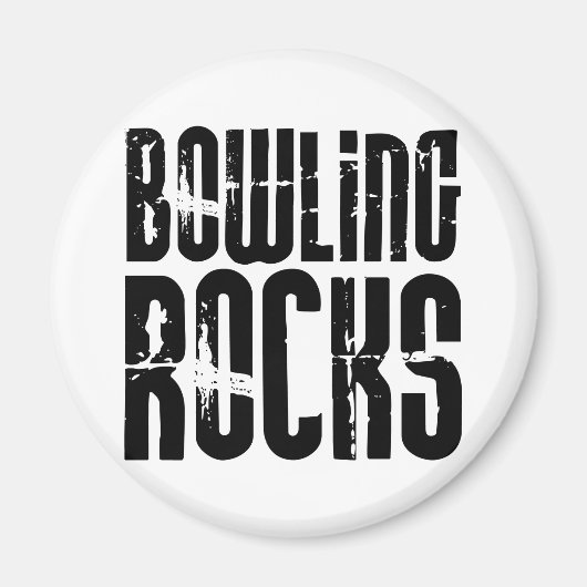 Bowling Rocks Magneet (Voorkant)
