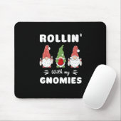 Bowling Rollin met mijn Gnomen Funny Gnome Premiu Muismat (Met muis)