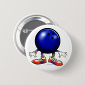 Bowling Ronde Button 5,7 Cm (Voorkant /achterkant)