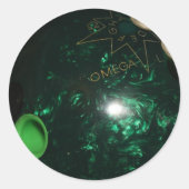 Bowling Ronde Sticker (Voorkant)