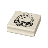 Bowling Rubberstempel (Stempel)