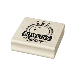 Bowling Rubberstempel
