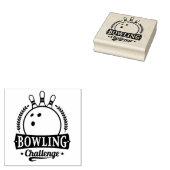Bowling Rubberstempel (Gestempeld)