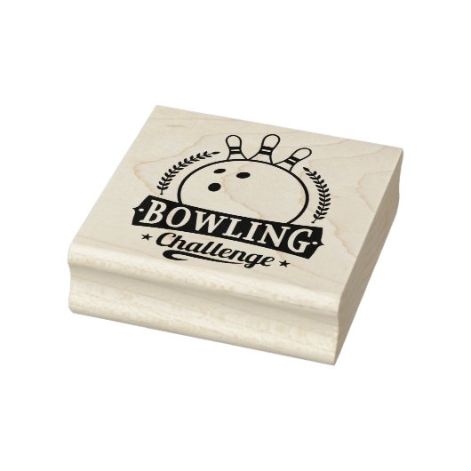 Bowling Rubberstempel (Stempel)
