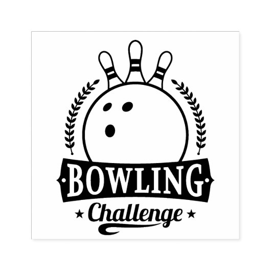 Bowling Rubberstempel (Afrduk)