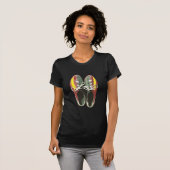  Bowling-schoenen Retro Bowling T-shirt (Voorkant volledig)