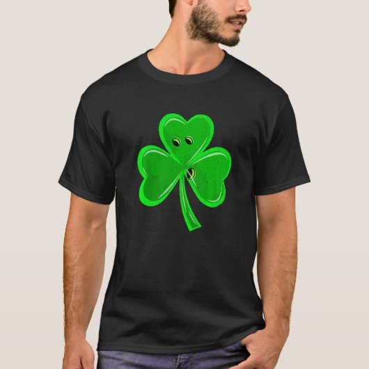 Bowling Shamrock St Patricks Funny Sport Mannen Vr T-shirt (Voorkant)