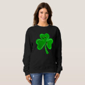 Bowling Shamrock St Patricks Funny Sport Mannen Vr Trui (Voorkant volledig)