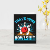 Bowling Shirt Funny Dat is een bowlingbaan Kaart (Gele Bloem)